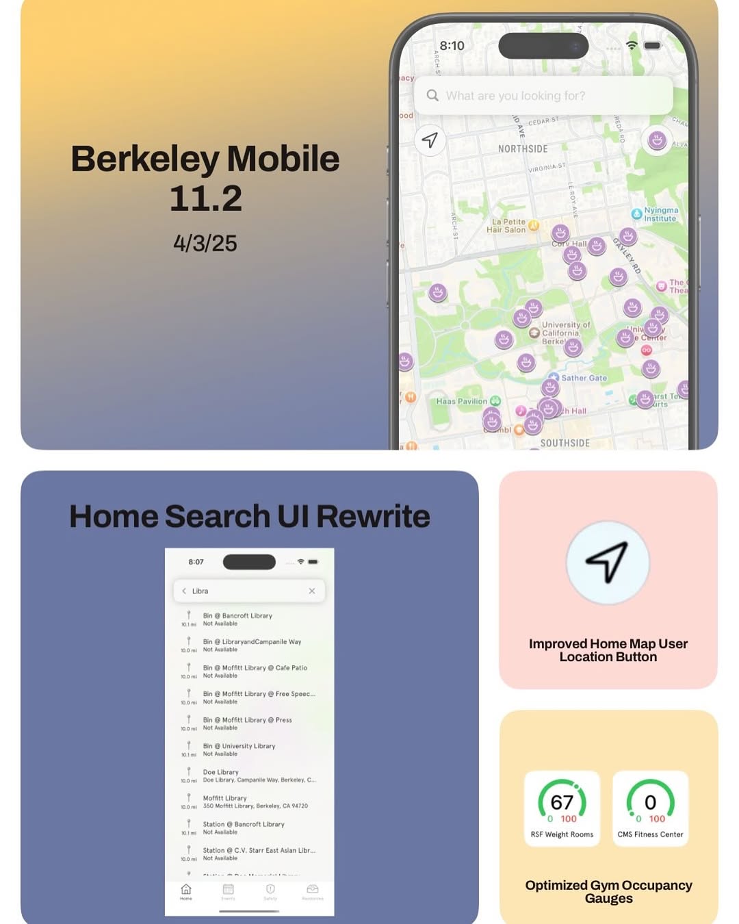 Berkeley Mobile 11.2 brings improvements across the app for a more seamless expe