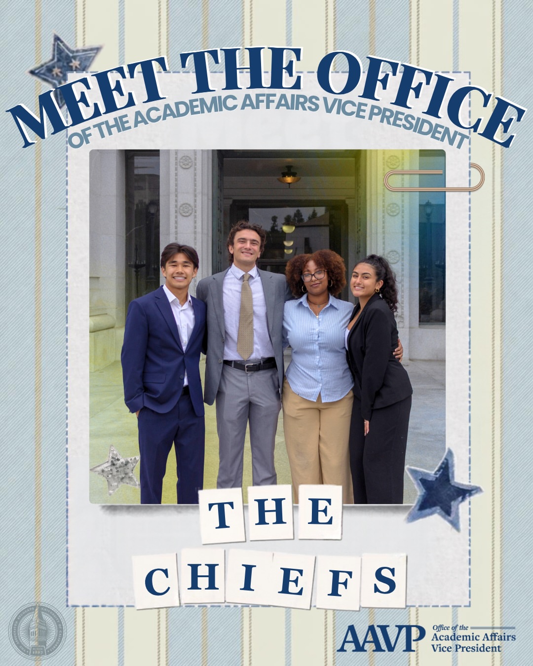Meet the awesome people that make the AAVP’s office run! Our Chiefs of Staff do 