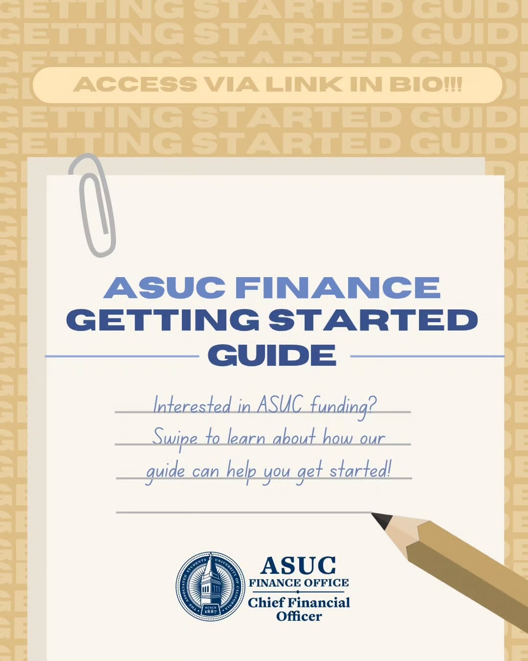 Interested in ASUC funding but not sure where to begin? Our Getting Started Guid