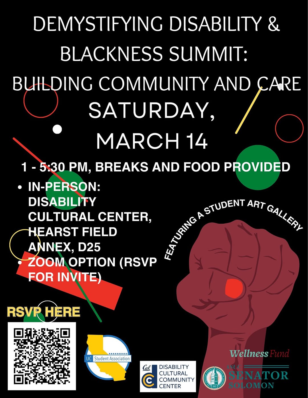 Saturday, March 14th - Join us for Demystifying Blackness and Disability Summit: