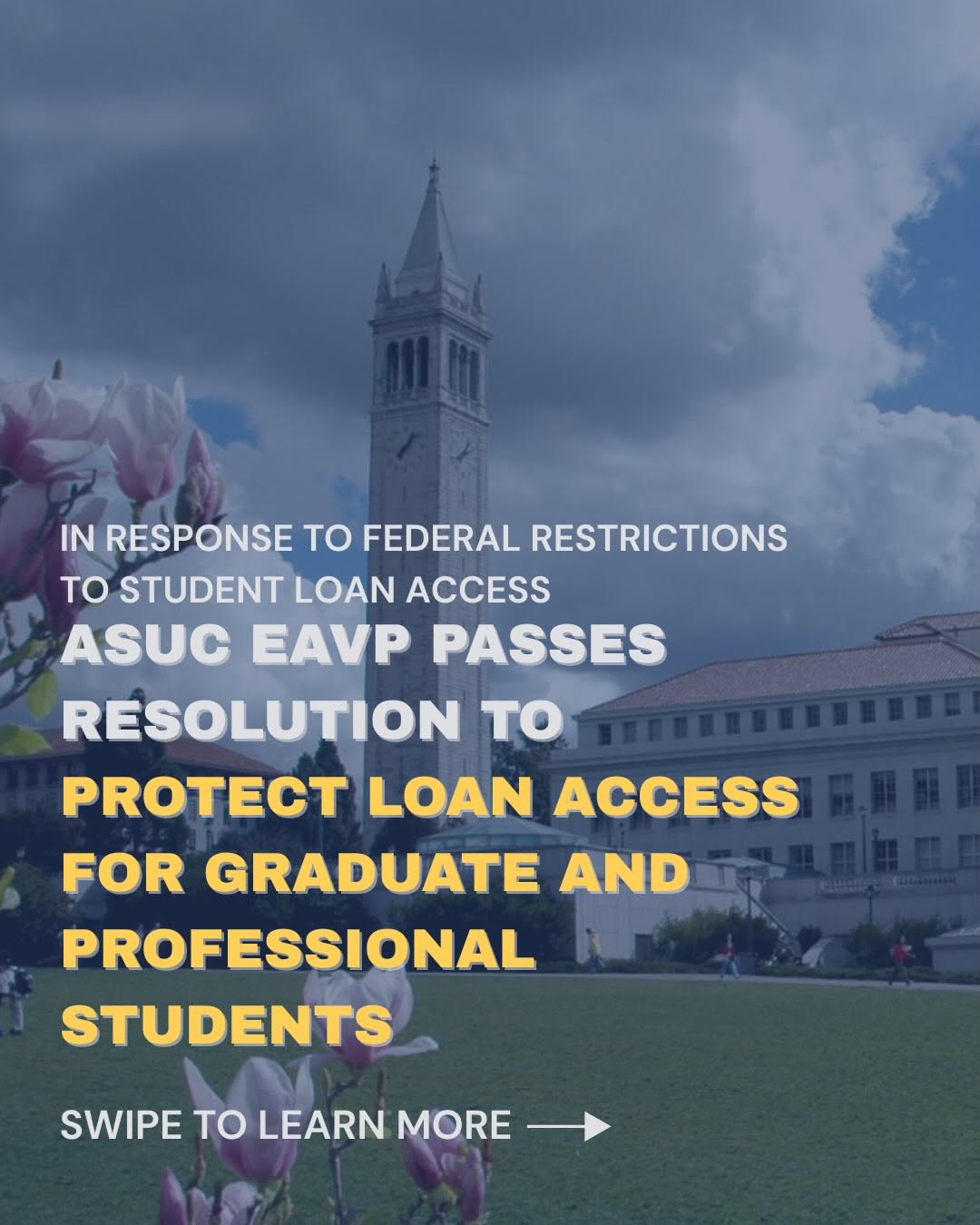 Senate Resolution 2025/2026‑056 has officially passed!

The ASUC has formally vo