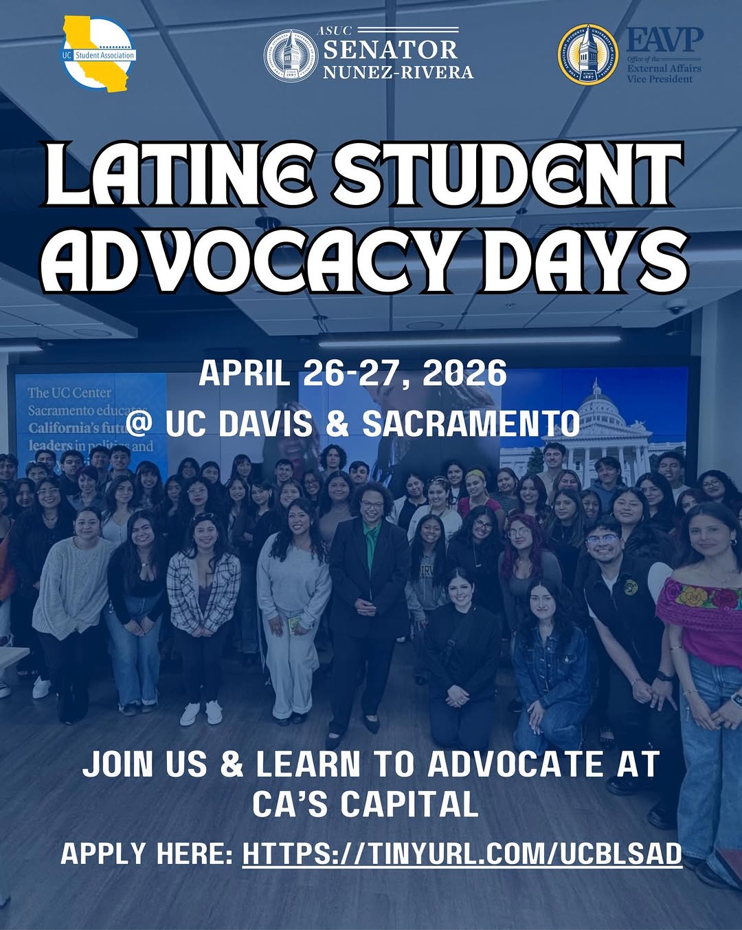📣ADVOCACY OPPORTUNITY📣

Apply for this year’s Latine Student Advocacy Day Conf