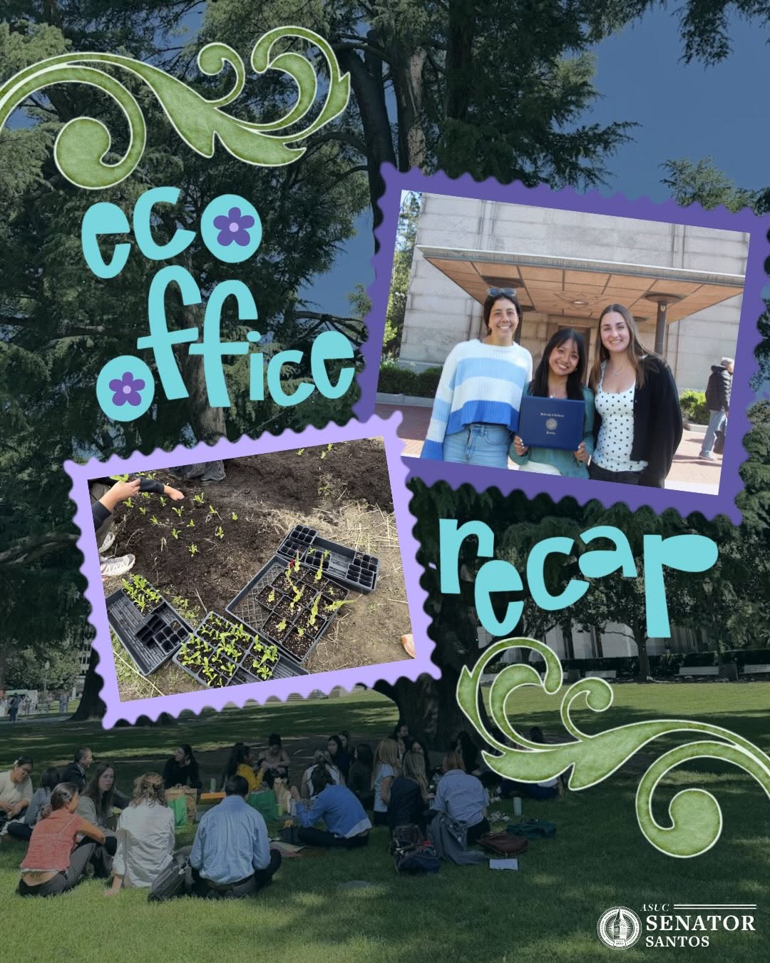 ASUC Eco Office Spring Semester Recap!🌎🌱🙌🏛️🪻

We are so proud of all that o