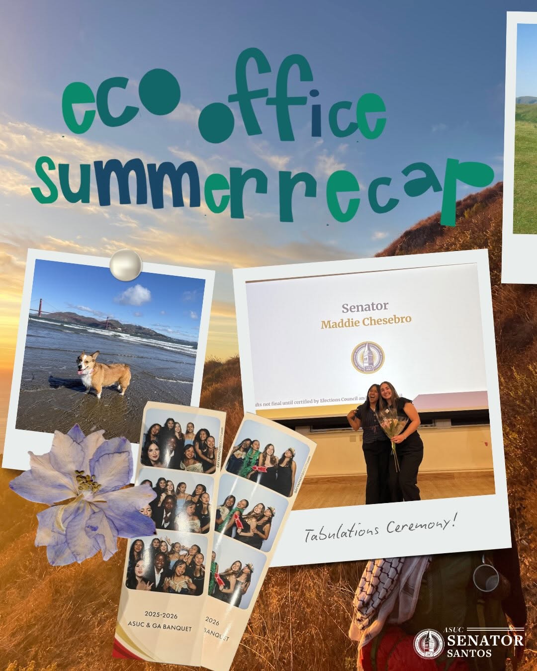 Summer Recap & Transition!☀️🍉🌊🥾

As I close out my term as Eco Senator (& Sen