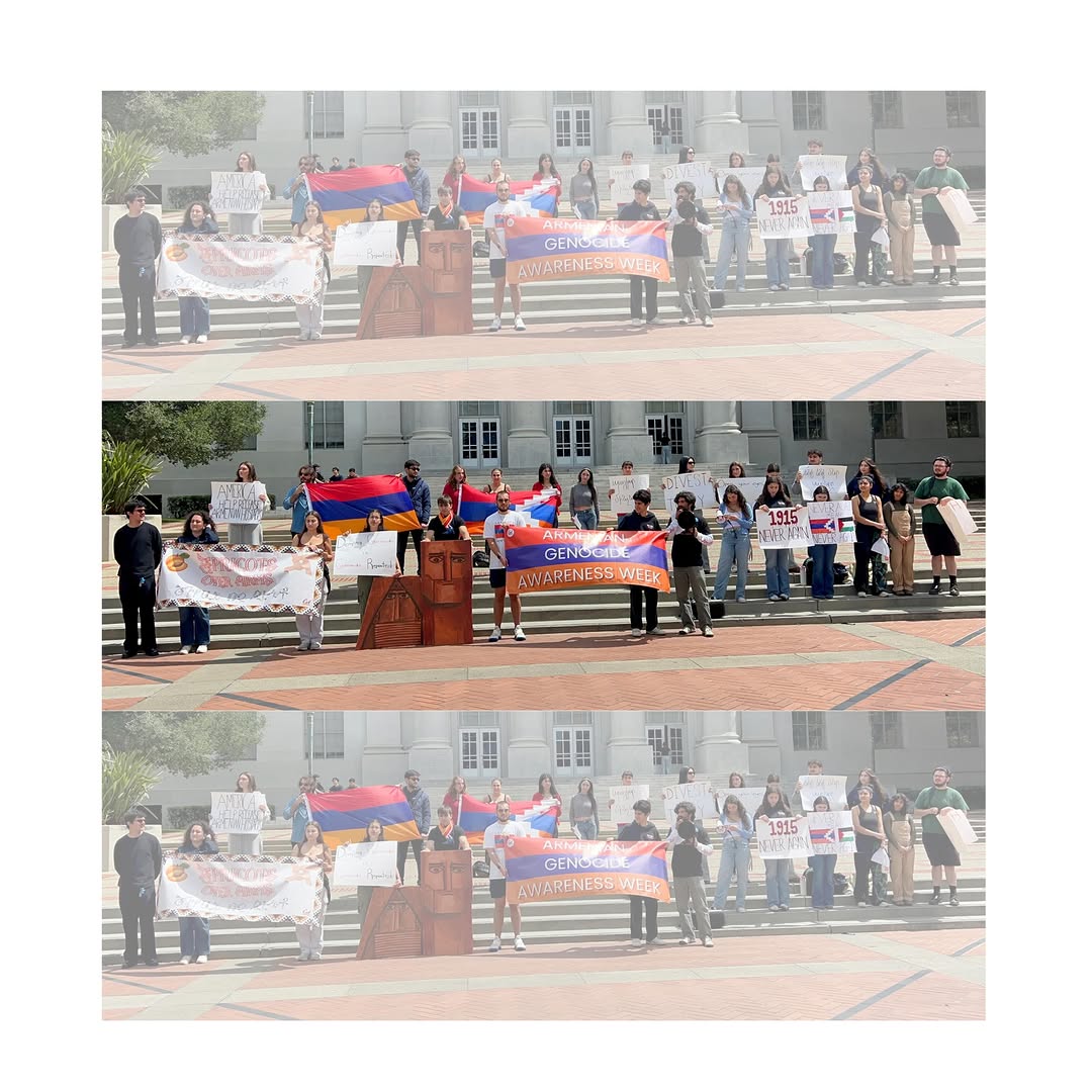 Remembering the Armenian Genocide today at UC Berkeley. This past Wednesday the 