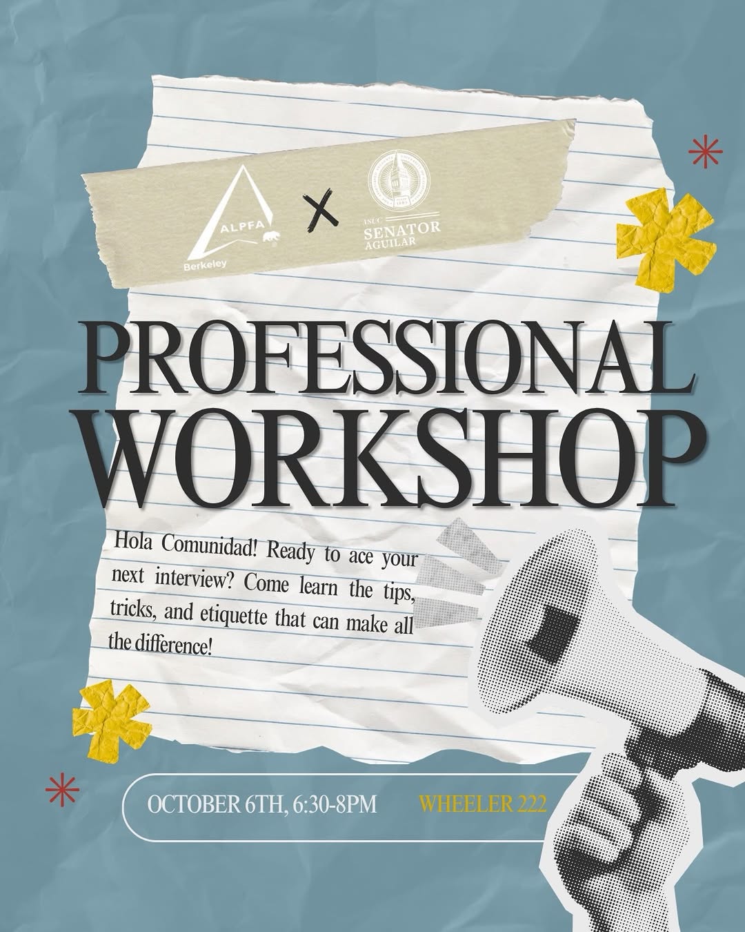 Come join us at our professional workshop in collaboration with Alpfa ✏️✨
