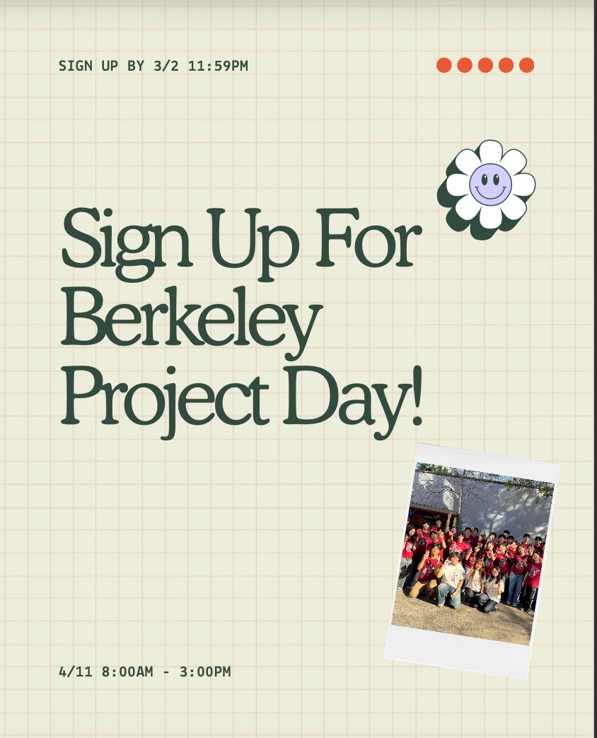 Sign-ups for Berkeley Project Day are now open! We will be partnering again with