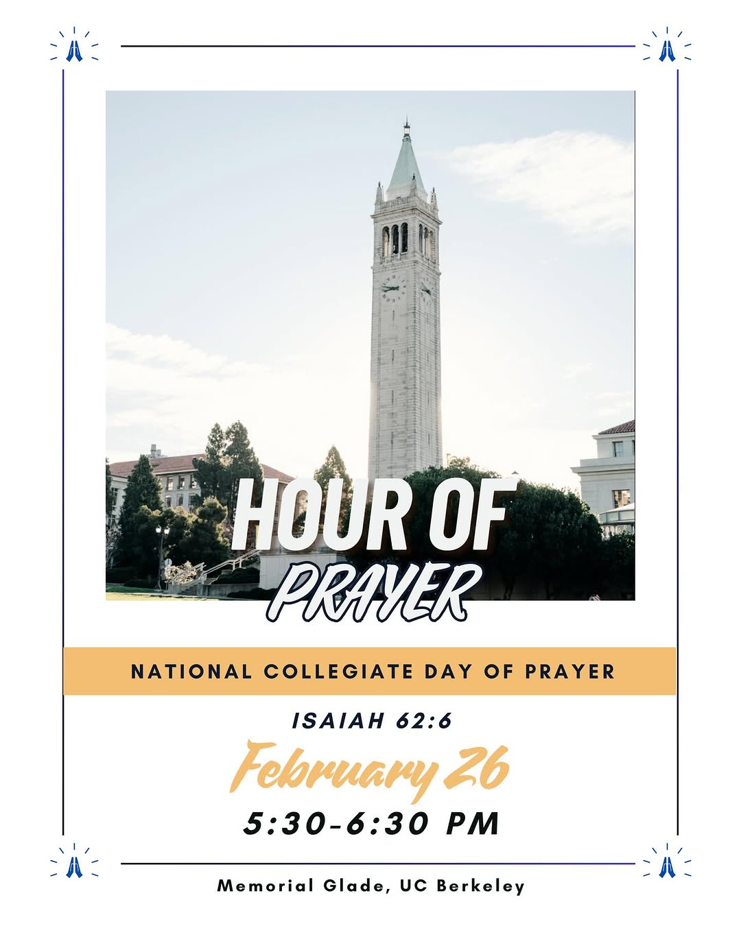 Hey guys! Some of the Christian student leaders on our campus, including some of