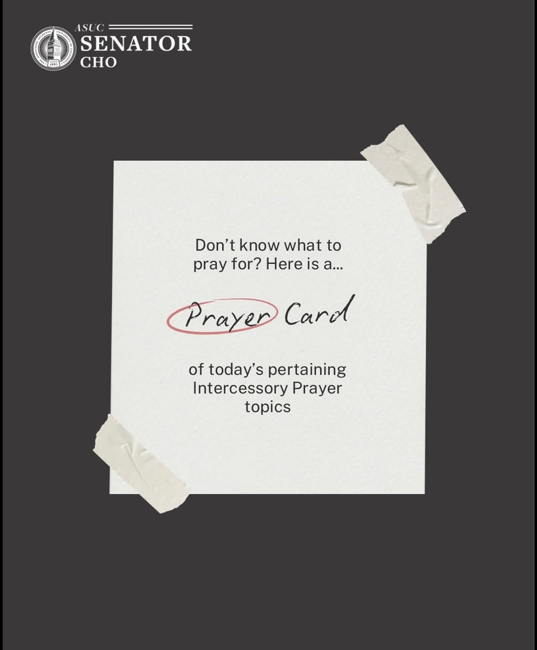 Now that you know how to pray, this prayer card includes a few prayer topics to 