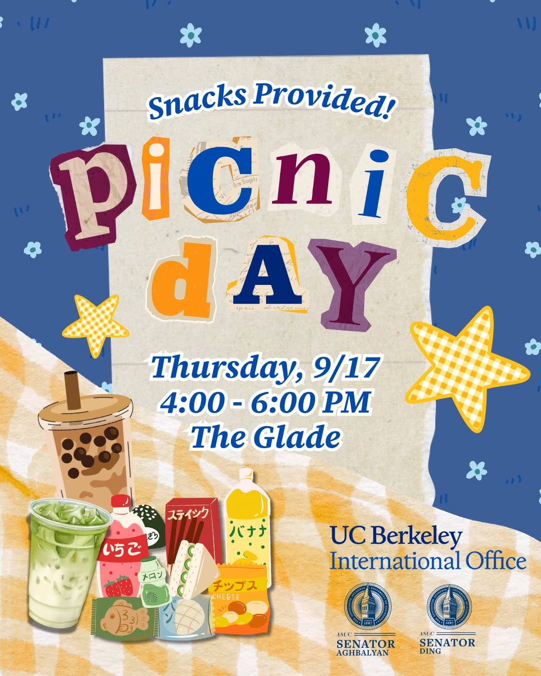 Join us for an afternoon picnic on the Glade ☀️🧺🍬

Brought to you by BIO and A