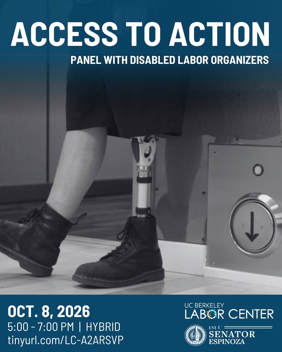 Join us October 8, 2026, from 5:00 - 7:00 PM in person at the Labor Center (2521