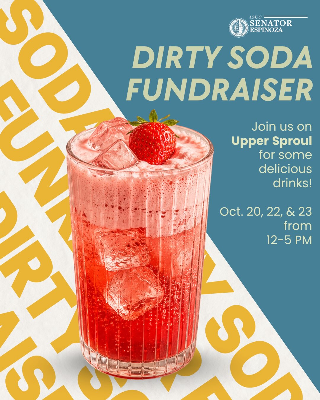 Come grab a dirty soda! Whether you’re craving something sweet or just need a re