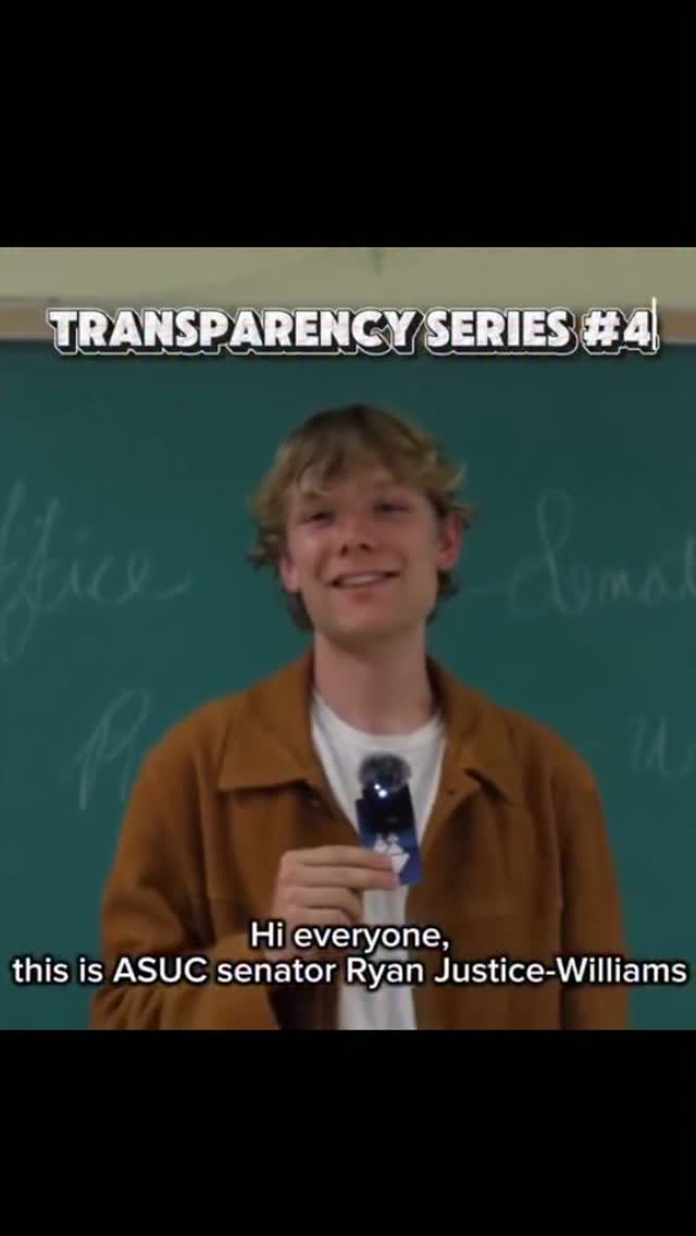 Back again for Senate Transparency video #4 
Senate minutes below: https://docs.
