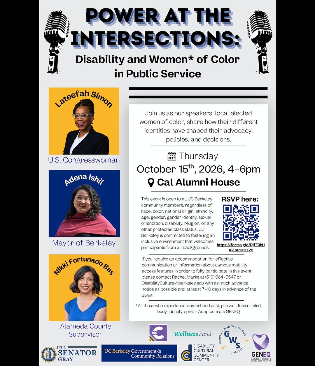 We are closing early today for this event!

Power at the Intersections: Disabili