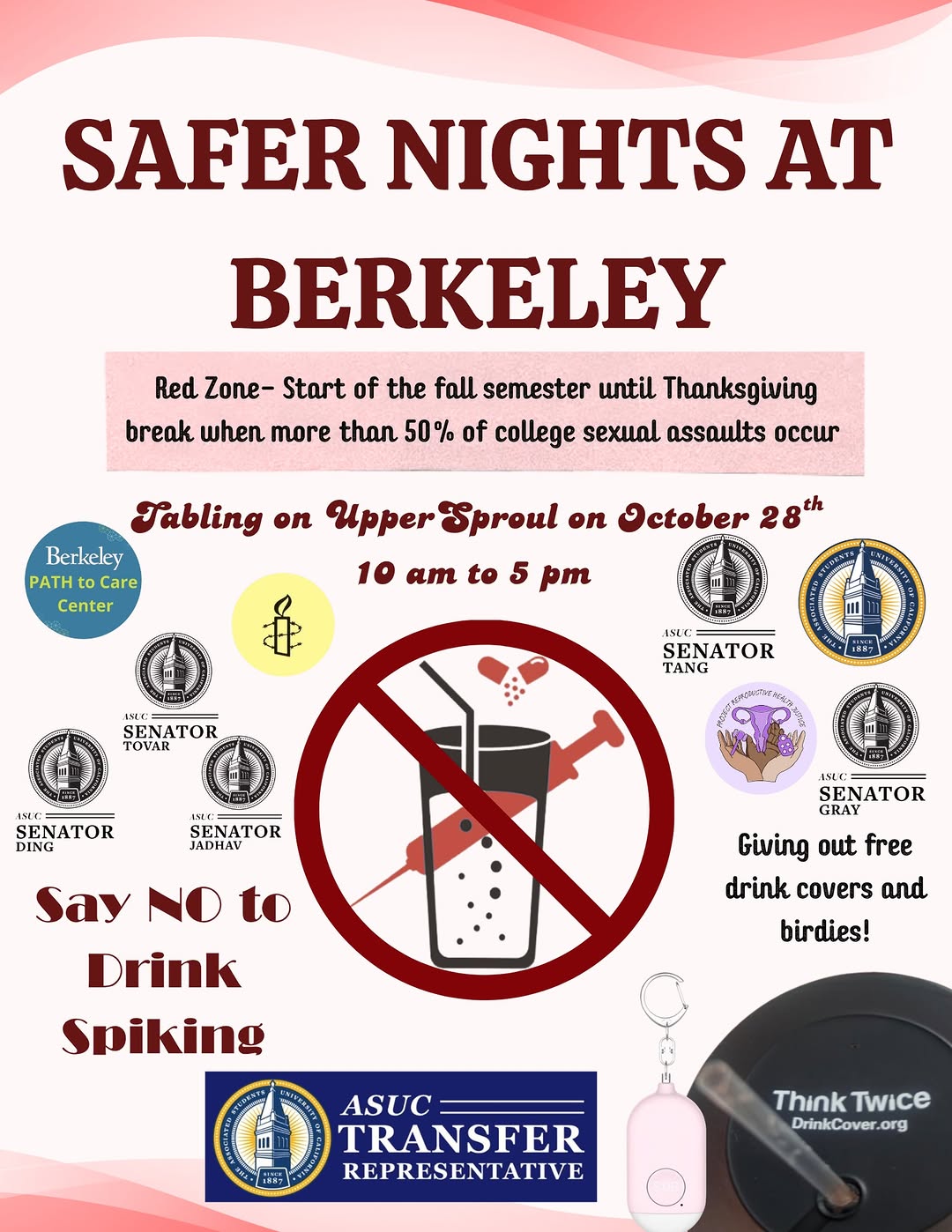 Safer Nights at Berkeley Tabling