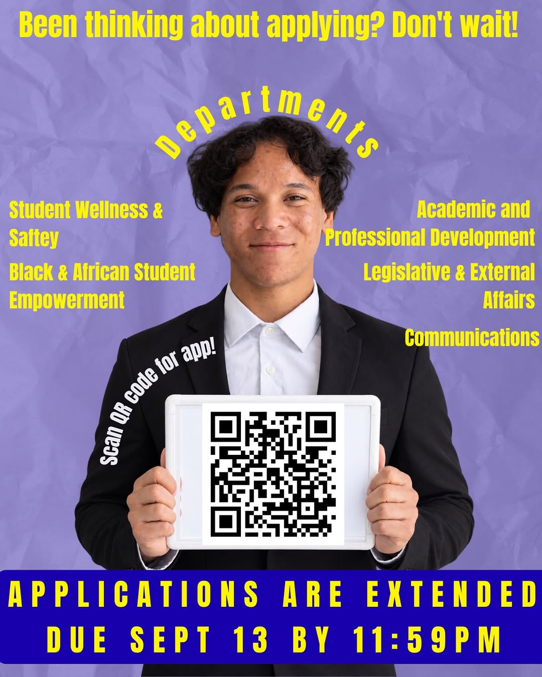 We’re excited to announce that our applications have been extended to next week!