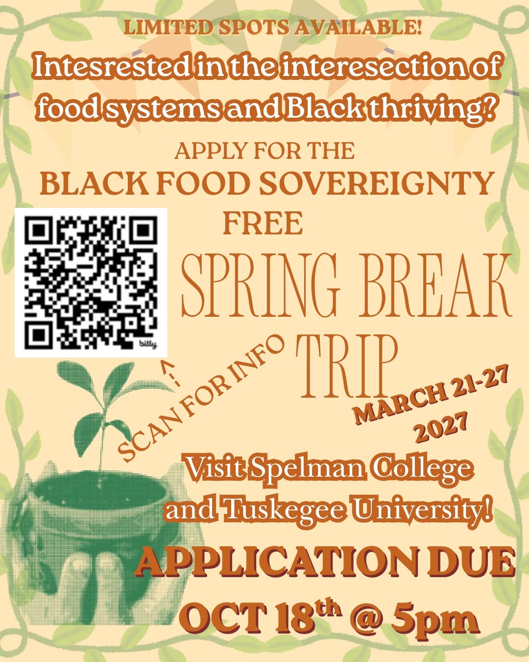 Passionate about the intersection of food systems and Black thriving? Apply to j