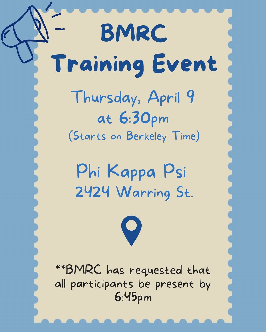 Stop by @calphipsi this Thursday for a CPR training event in collaboration with 