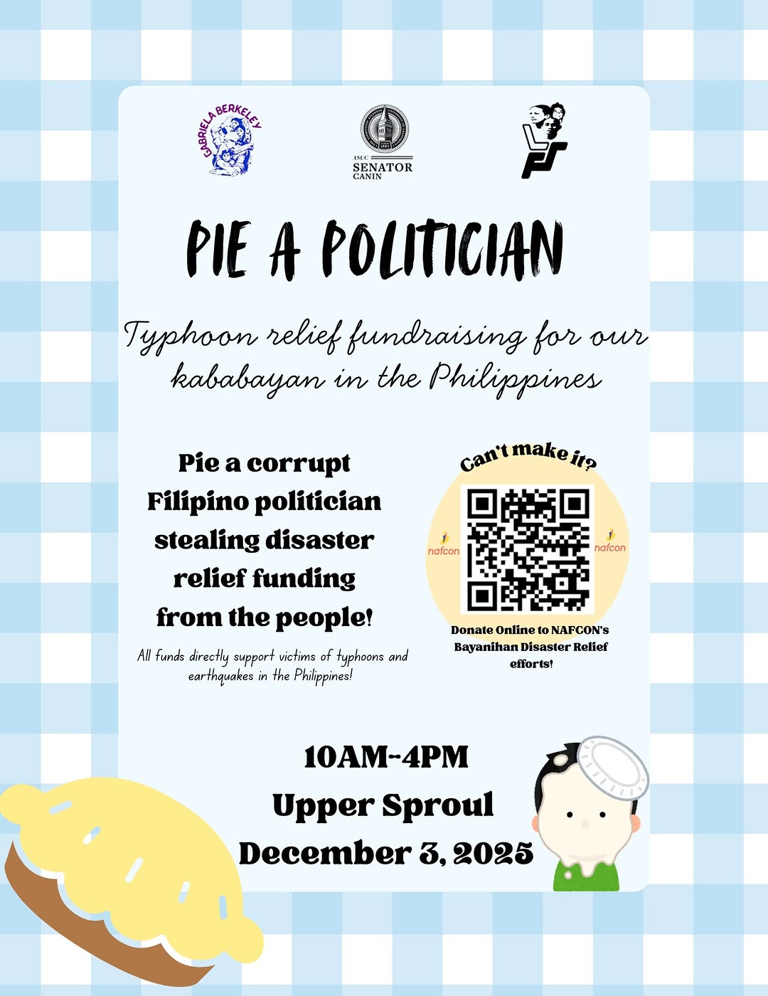 Love throwing pies? 🥧🥧🥧 Hate corrupt politicians that steal the people’s mone