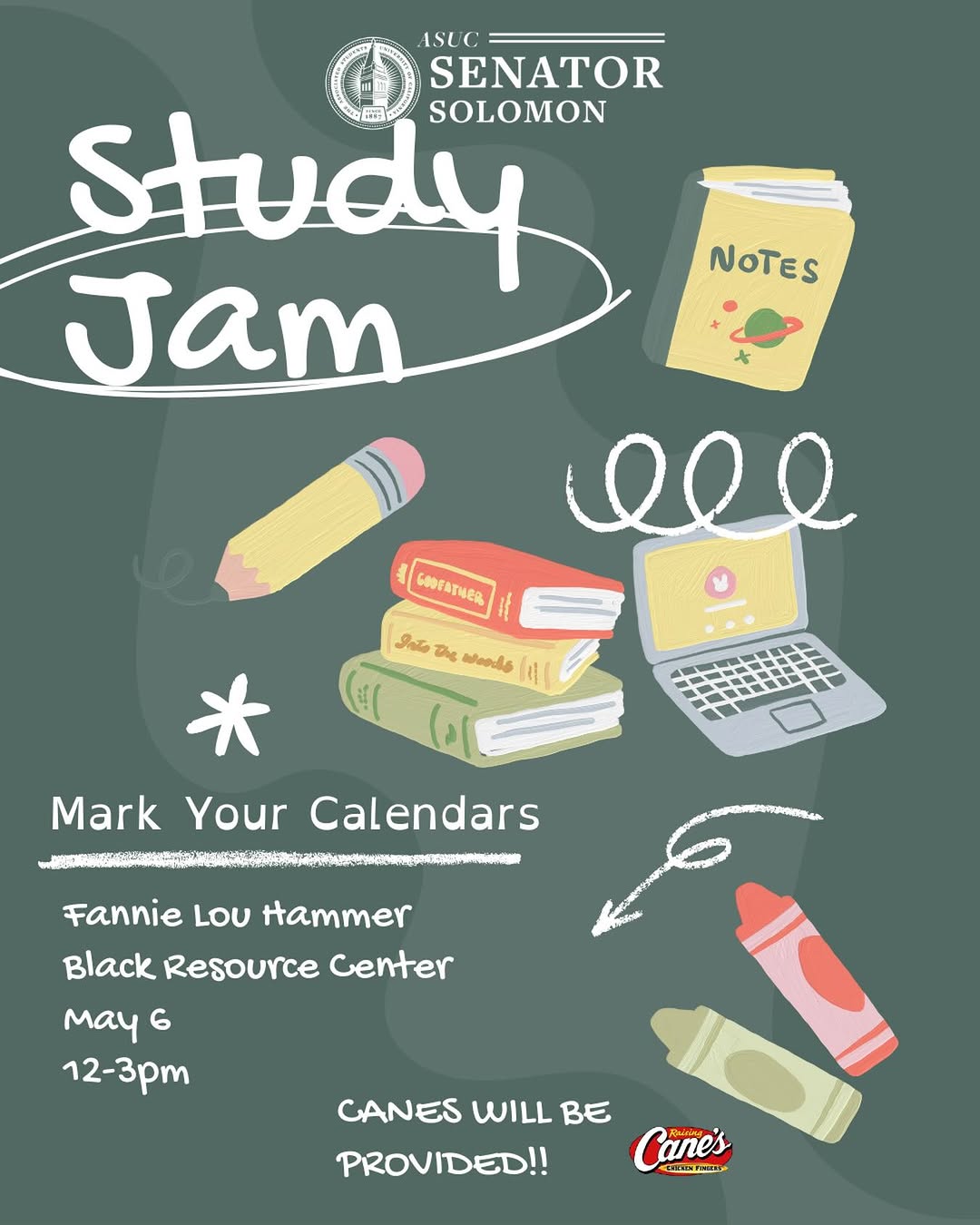 Come through to Study Jam for a focused, supportive space to get your work done 