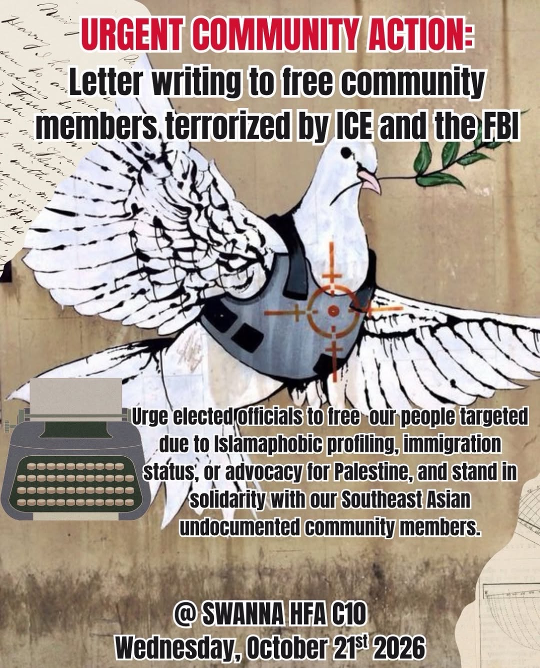 In collaboration with SASC, ASUC Undocumented Student Affairs Commission, MSA, S