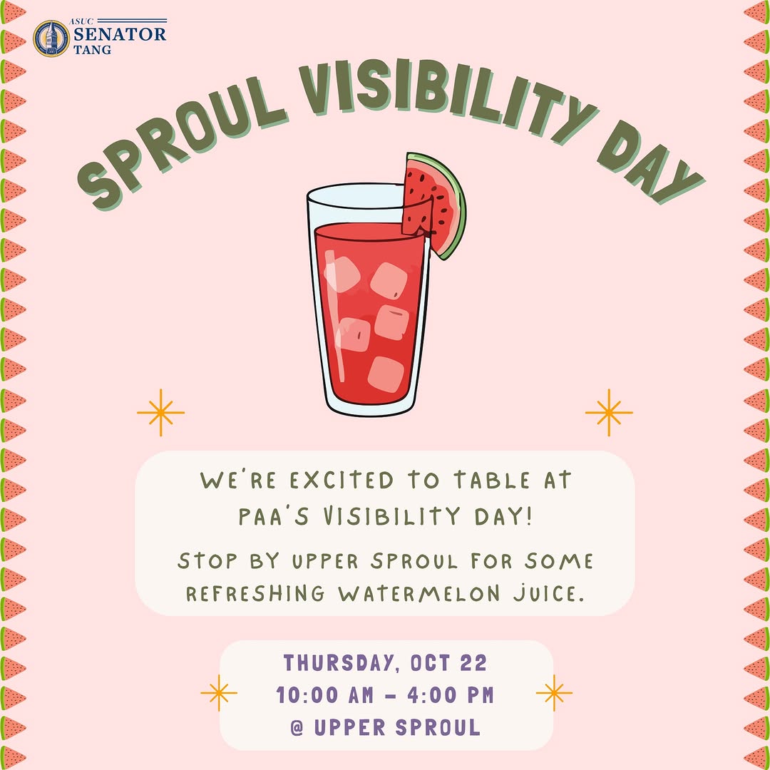 Hi Bears! 🧸🪷

Come find us on Upper Sproul to celebrate Visibility day with PA