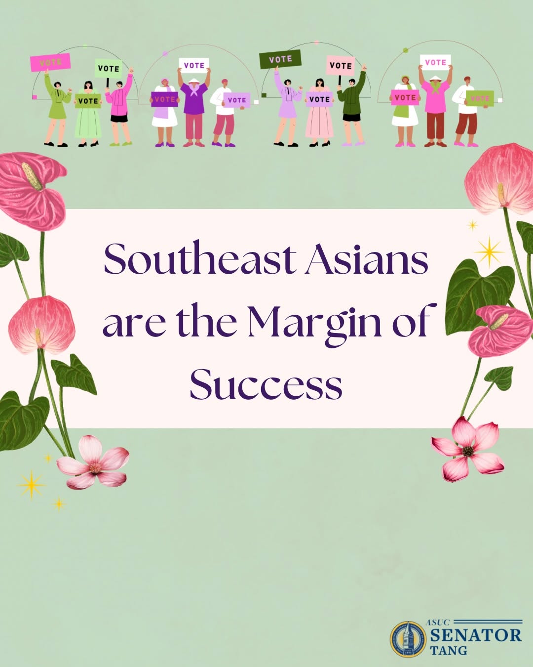 Southeast Asians are the margin of success. 🗳️

Our communities deserve a voice