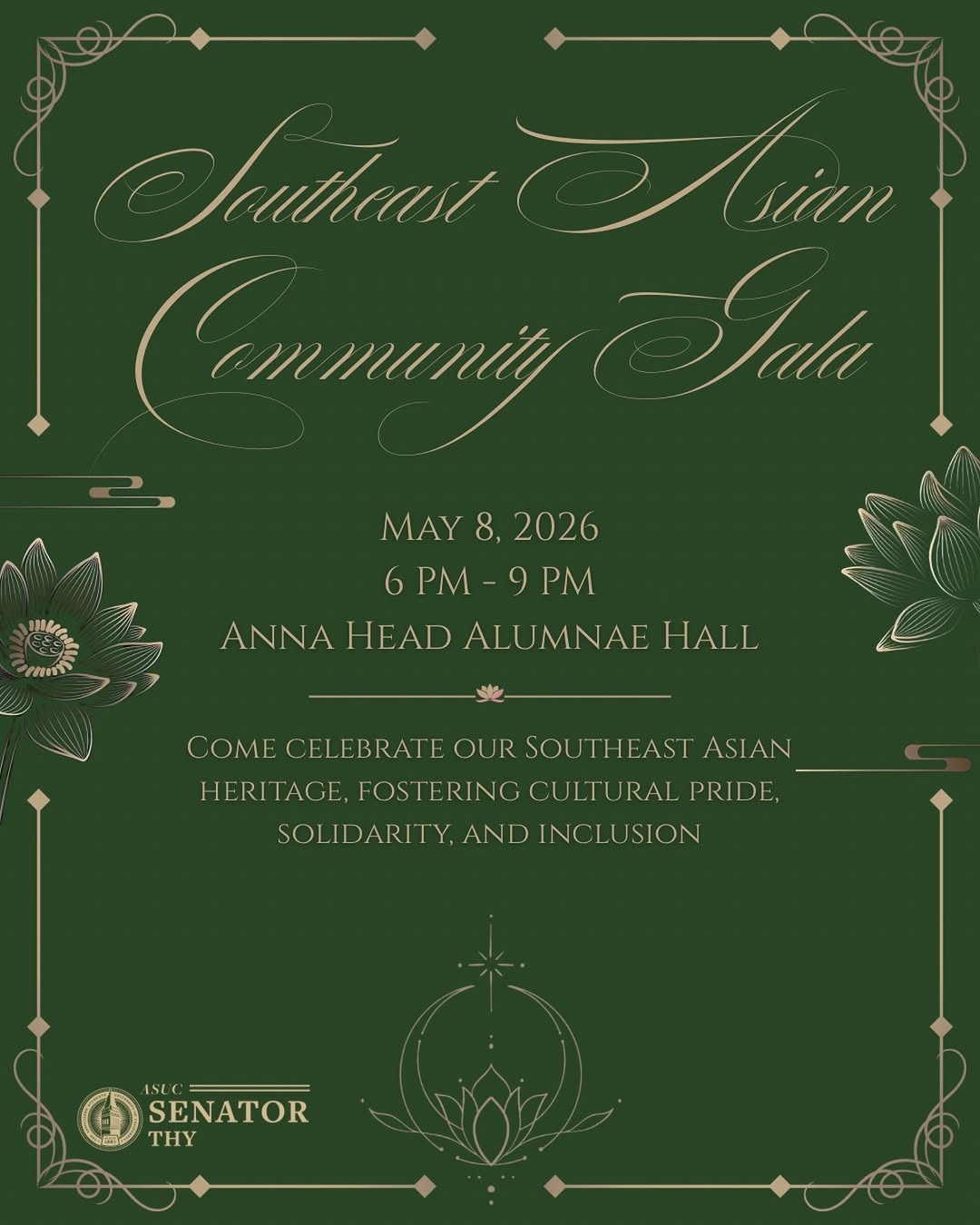 The Office of Senator Thy cordially invites you to an unforgettable evening cele