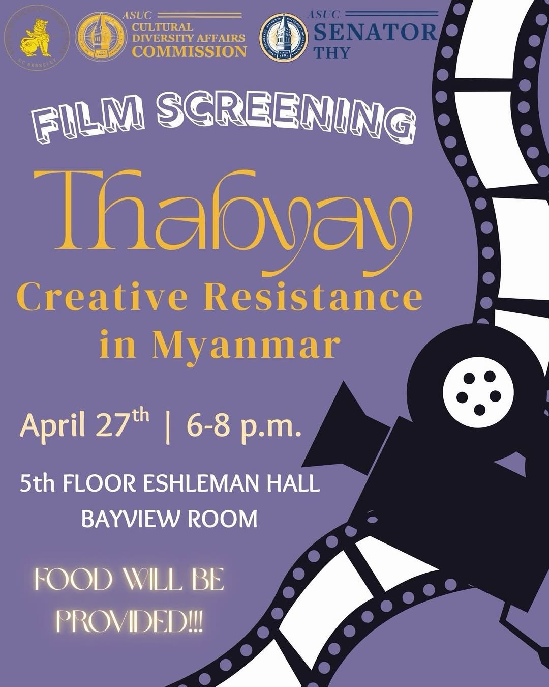 Join CDAC, BURSA, and the Office of Senator Sydnee Thy for a screening of “Thaby