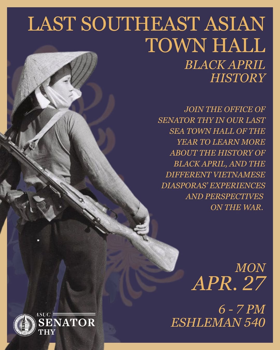 Honoring our history at our final SEA Town Hall. 🕯️

Join the Office of Senator