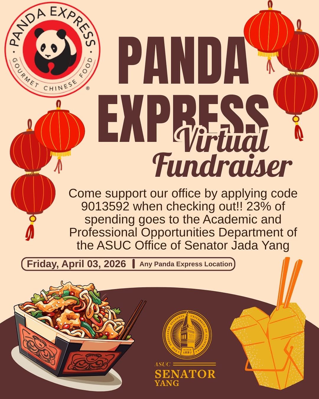 Express your support for the Academic and Professional Opportunities Department 