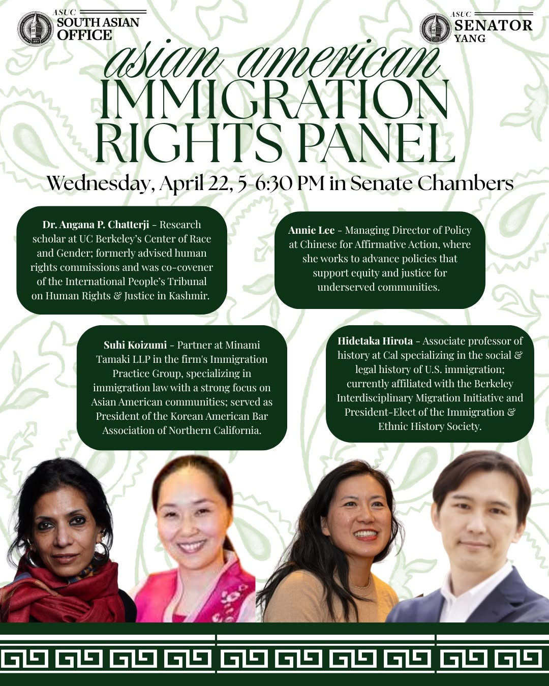 Join us for a conversation on Asian American immigration rights and advocacy, fe