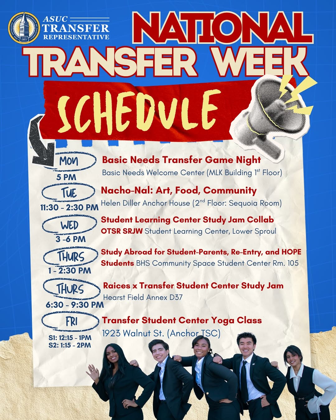 HAPPY NATIONAL TRANSFER WEEK! Check out the events hosted this week to celebrate