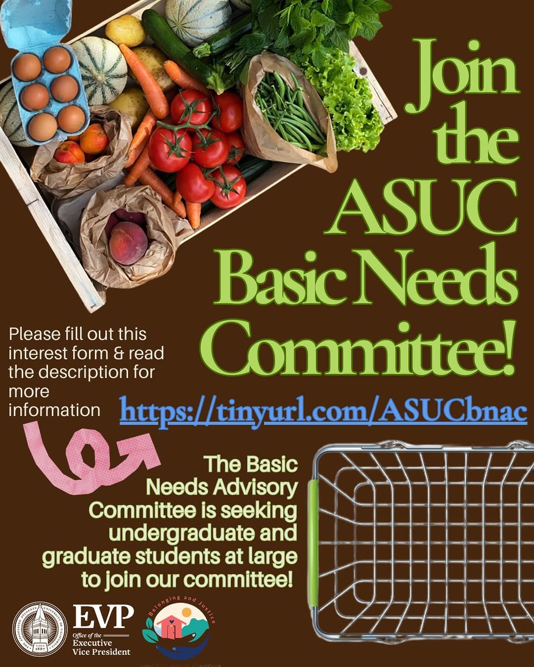 📢 Get involved &amp; make an impact!
The Basic Needs Advisory Committee is look