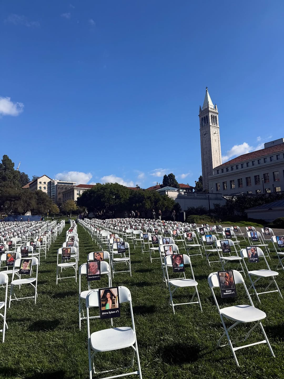 Today on Memorial Glade, @ssi_berkeley @chabaducberkeley and @caljsu displayed 1