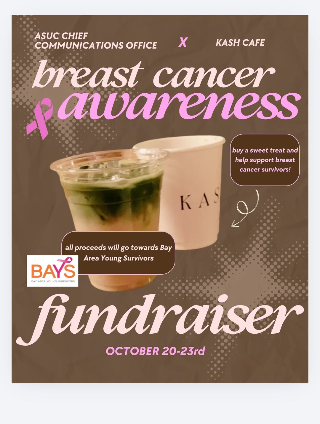 ⭐️💗 CODE: ASUC on snackpass 💗⭐️

Support a meaningful cause, one drink at a ti