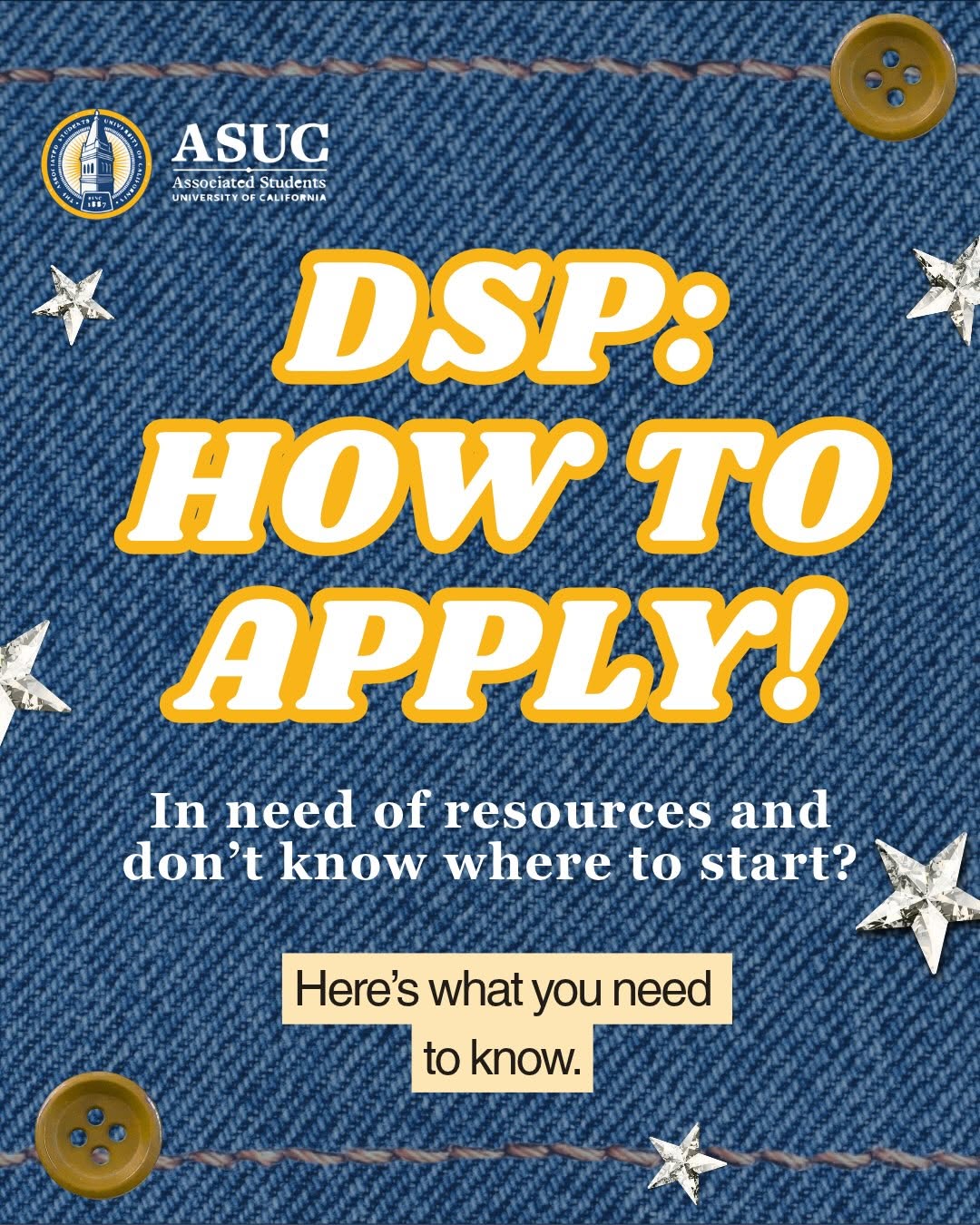 💛Need support navigating accommodations at Berkeley? We’ve got you! 🐻💙

The D