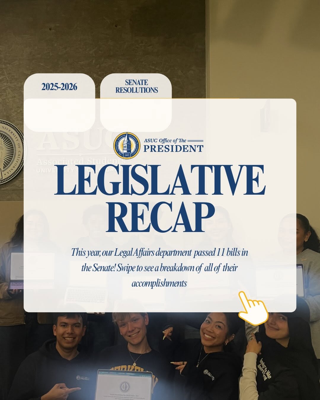 📜Legislative Recap! 📜

This year, the Office of the President’s Legal Affairs 