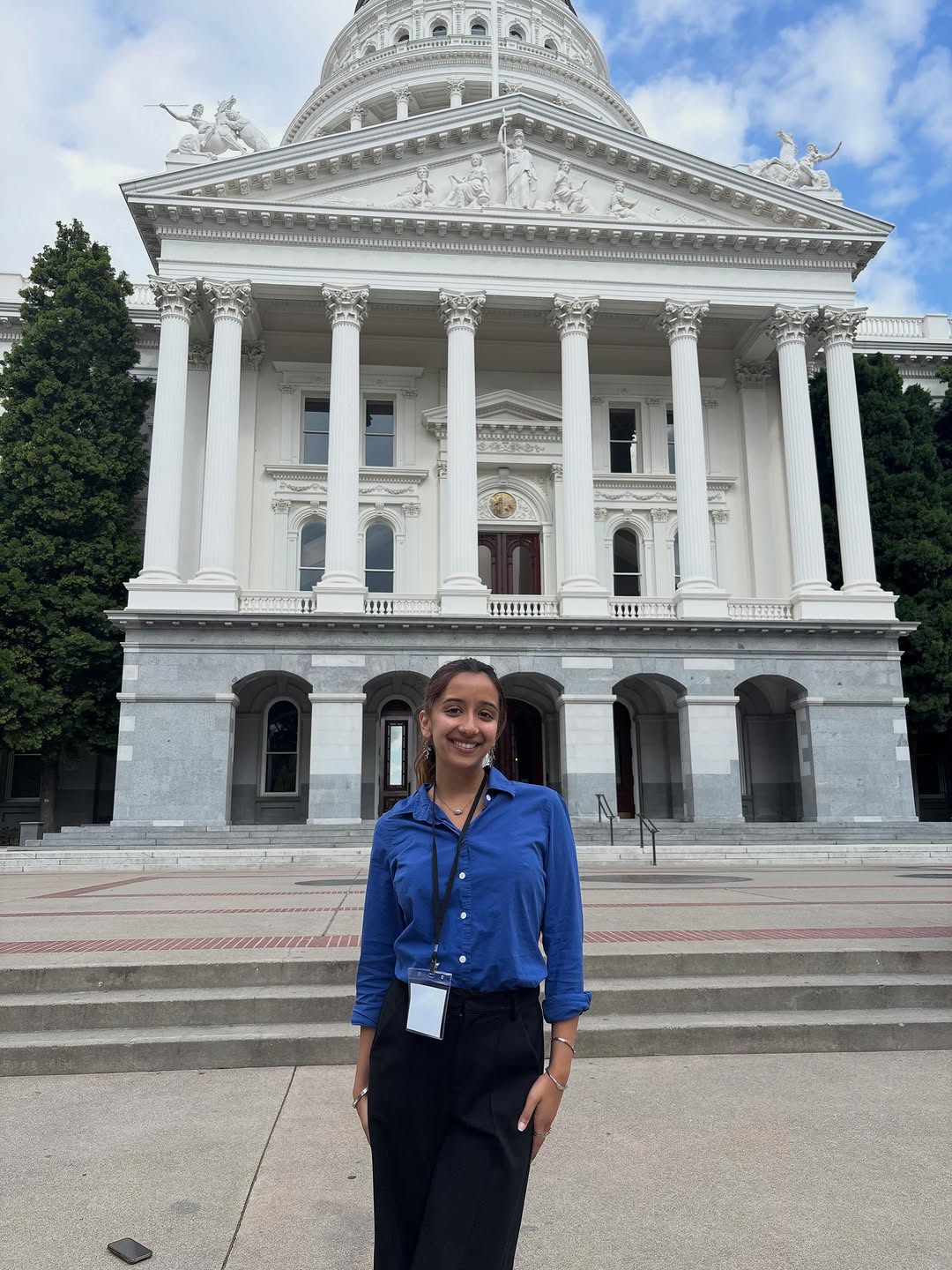 Today, Isha joined the @ucstudents first-ever AANHPI (Asian American, Native Haw