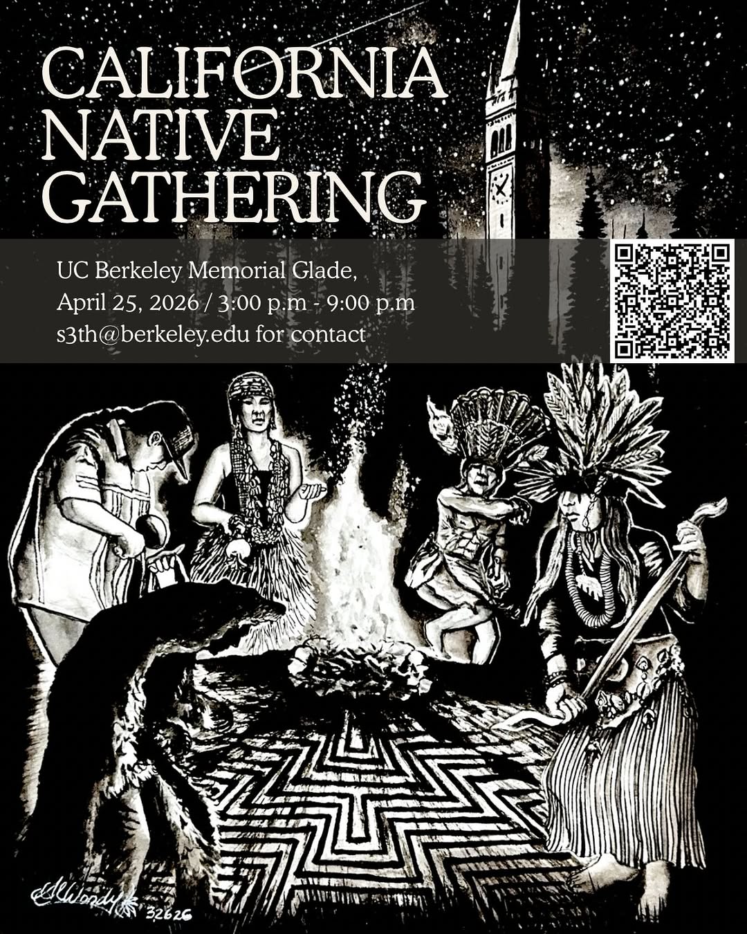 California Native Gathering 🐻🪶
Saturday, April 25th | 3:00 PM - 9:00PM | Memor