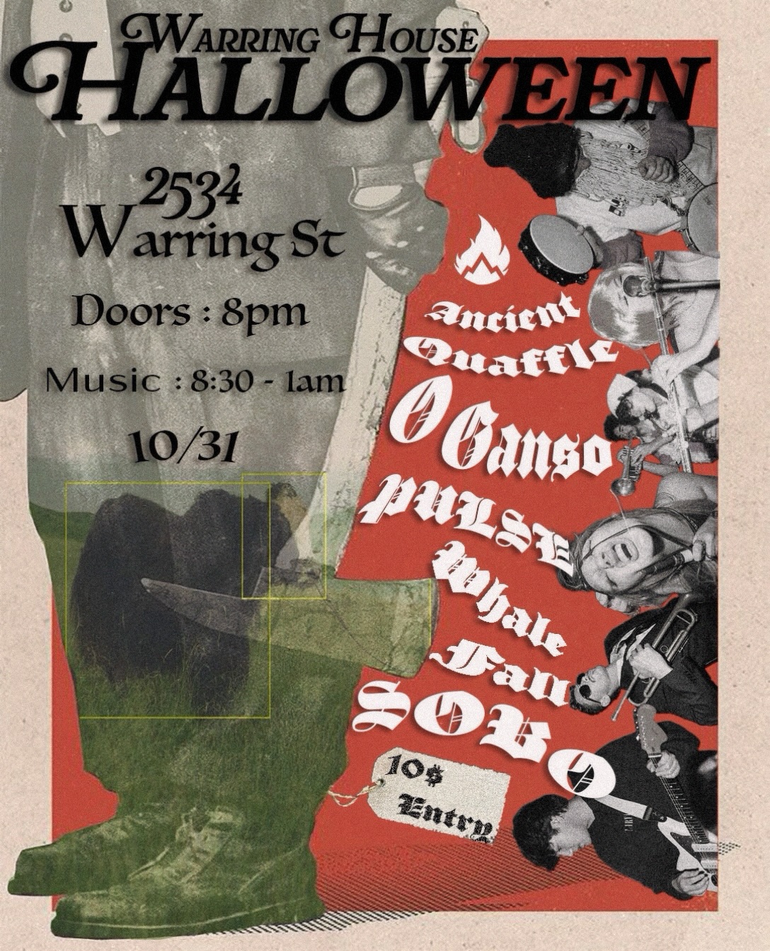 Warring House Halloween Band Night